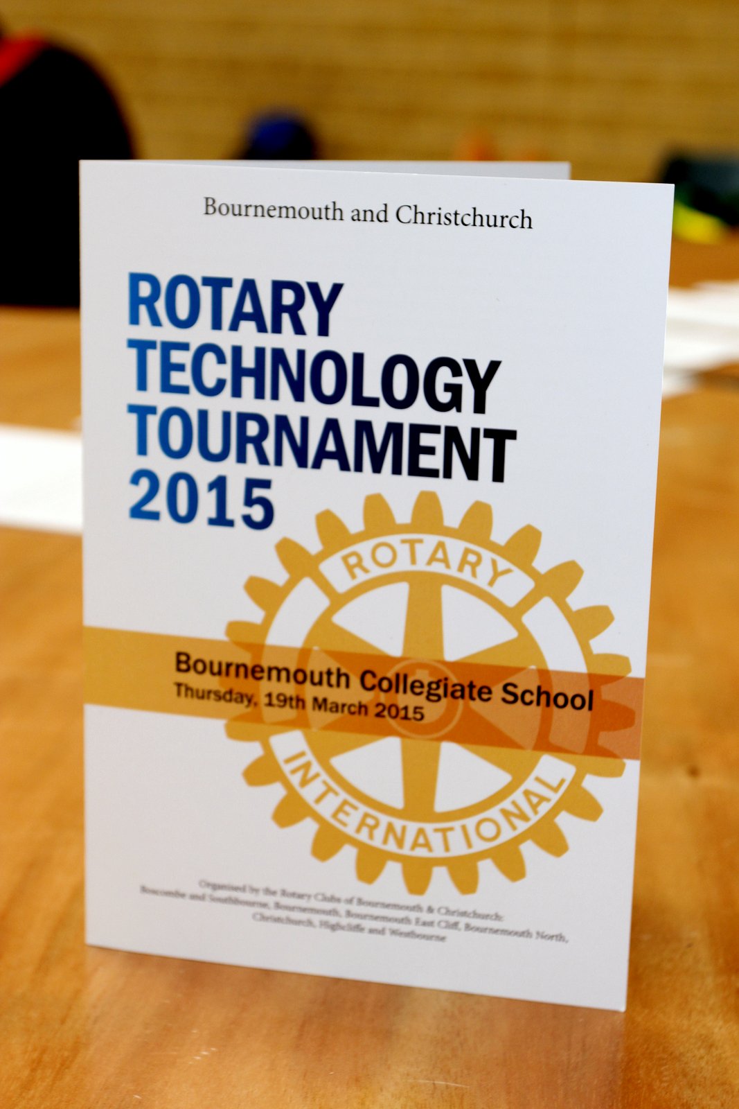 Rotary Technology Tournament – Mar 2015